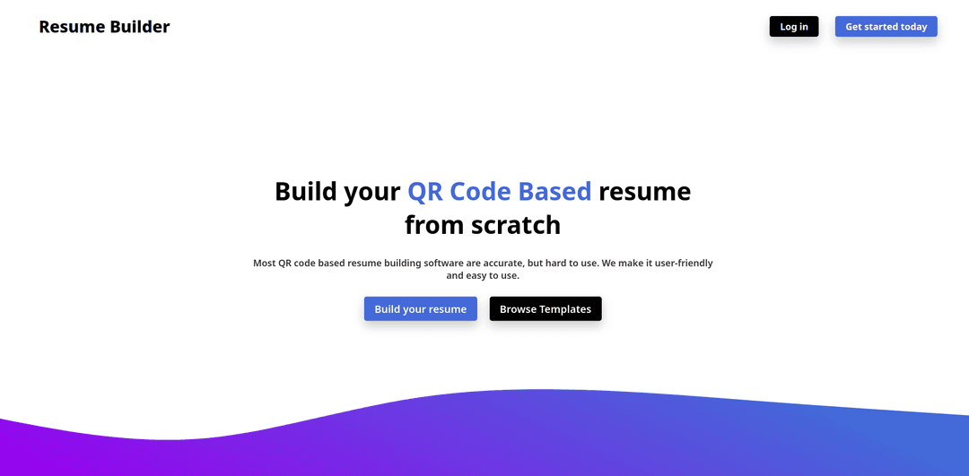 Resume builder